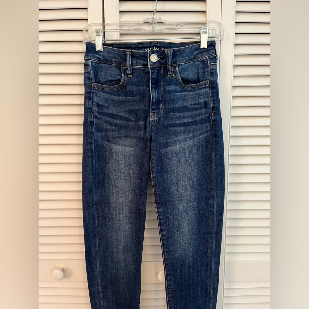 American Eagle high rise skinny jeans